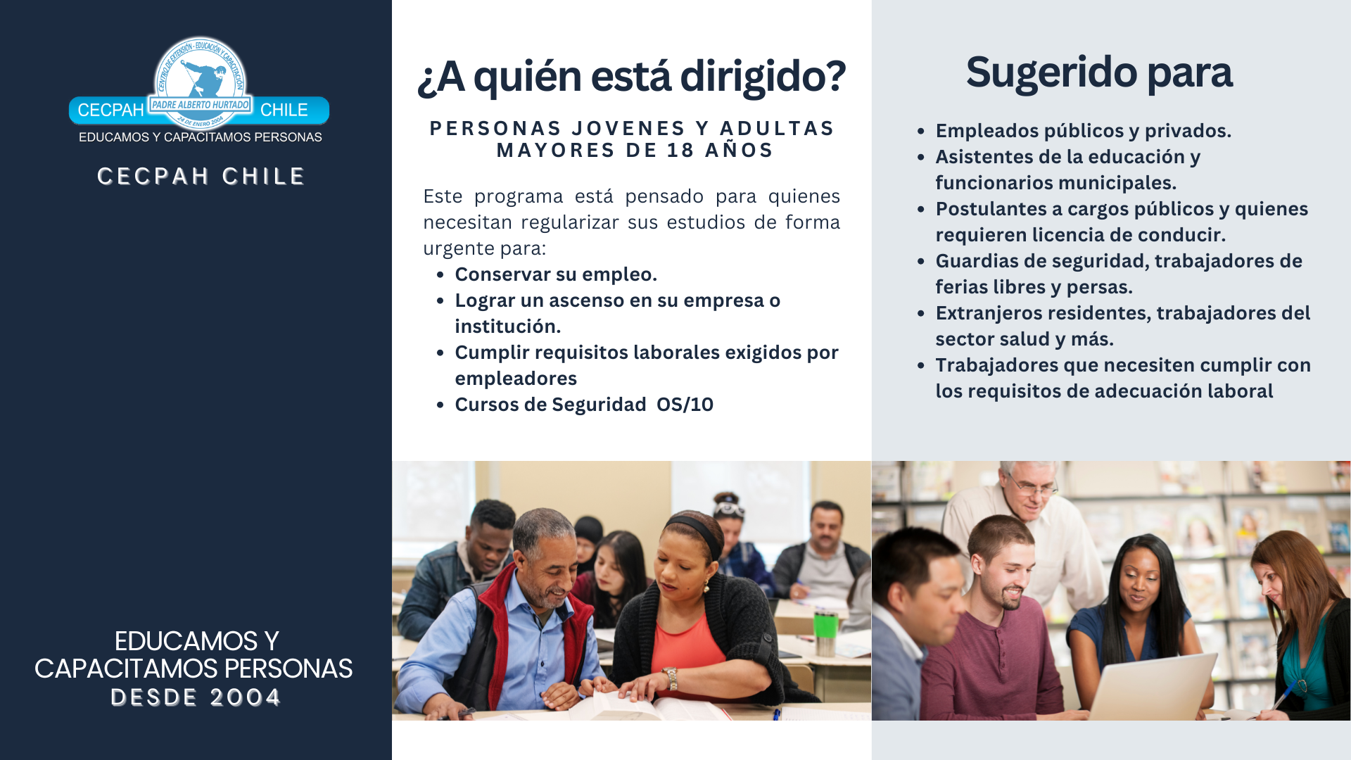 Presentación profesional empresa de marketing azul