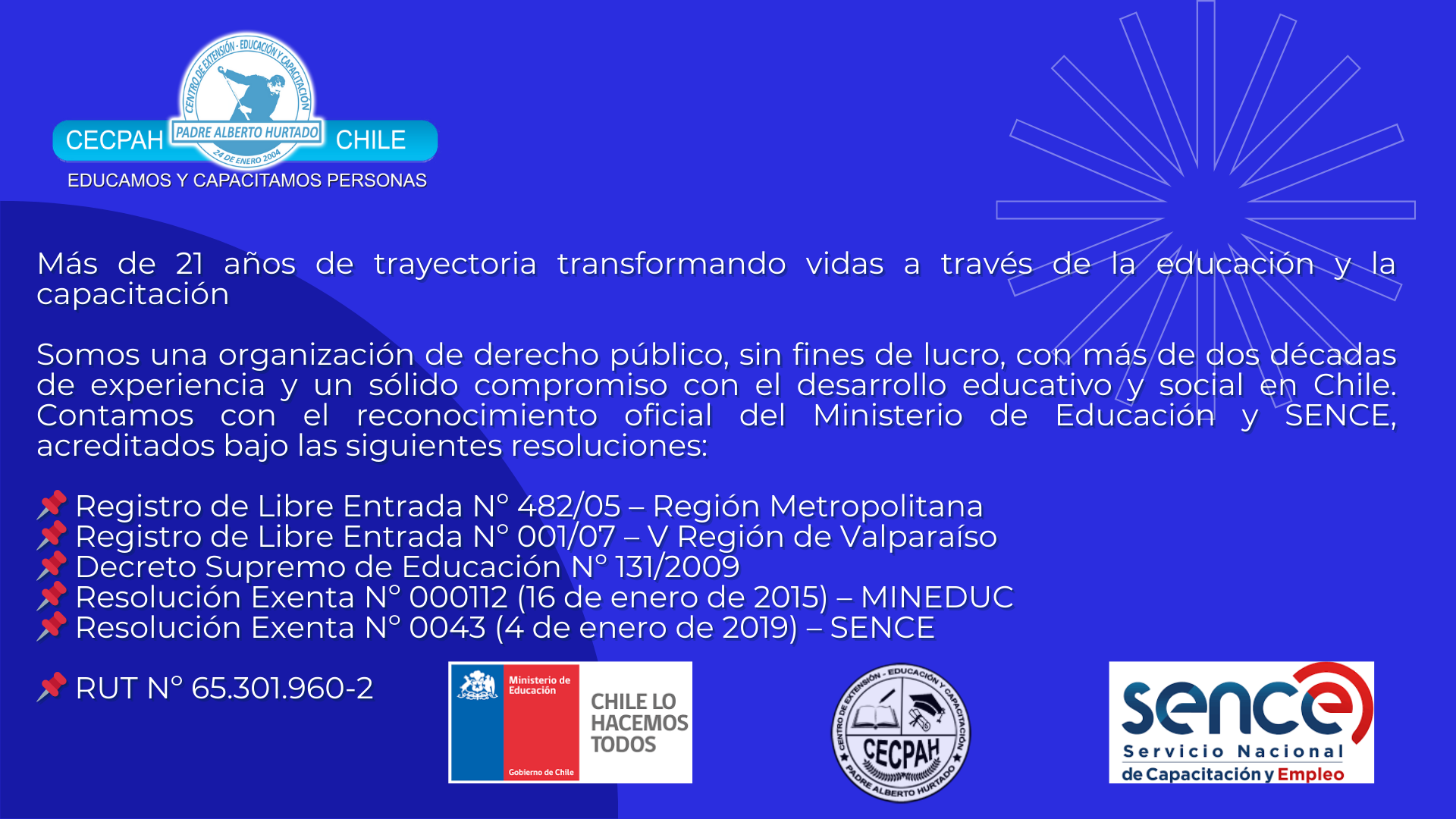 Presentación de ONG para Inversores Geométrico Moderno Azul (3)