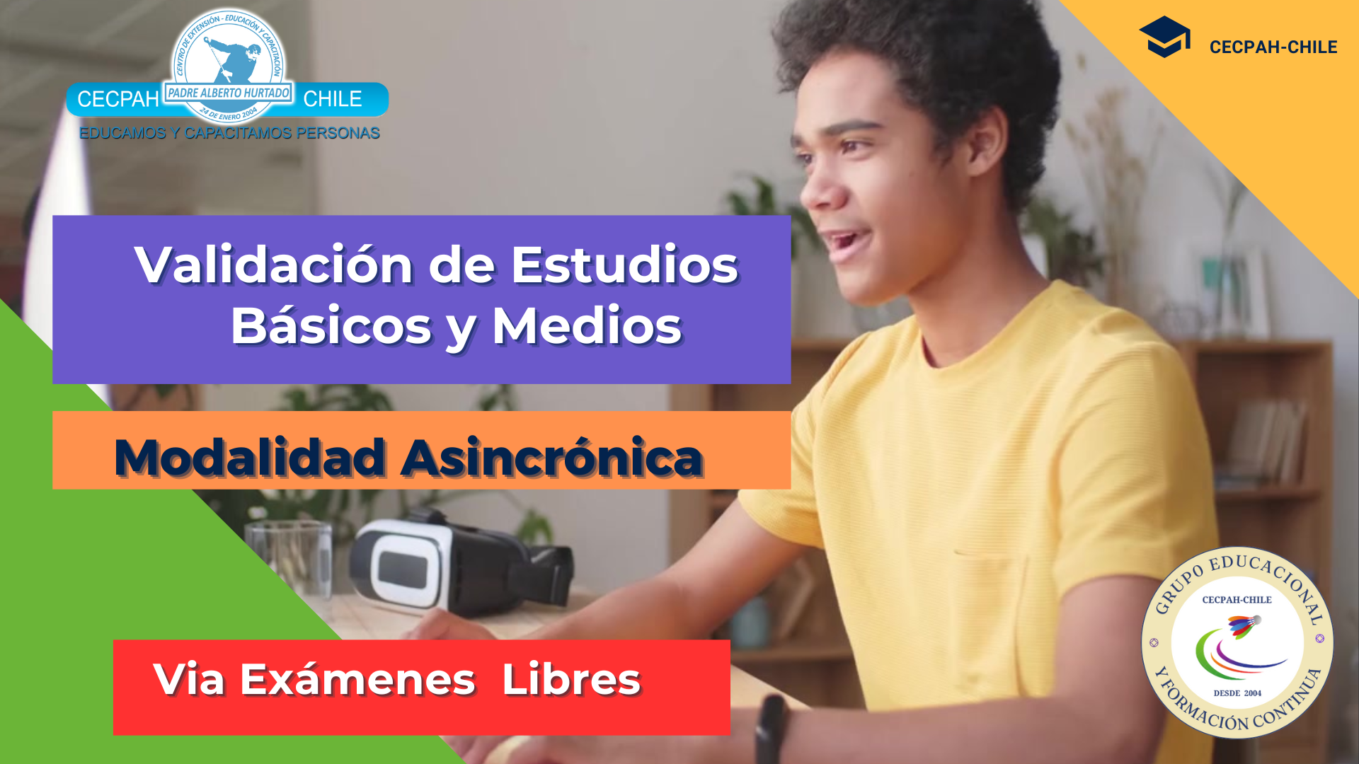 Púrpura y Azul Diseño Educación Aprendizaje a Distancia EducaciónEscuela Video de 169